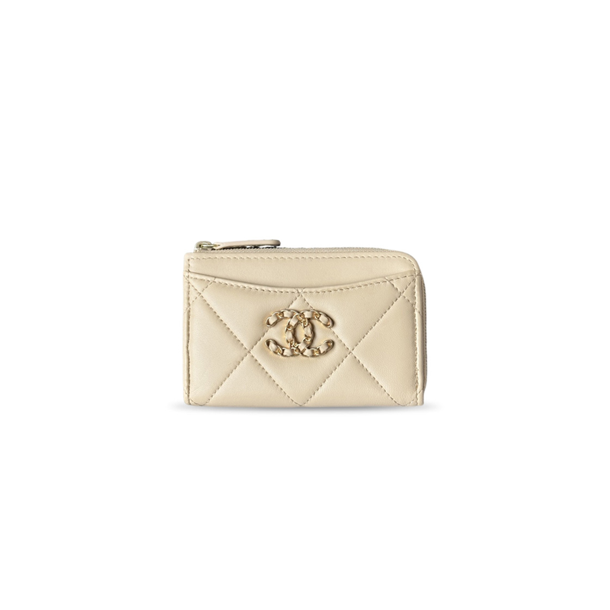 CHANEL WALLET WITH ZIPPER AP3176 (13*9*2cm)